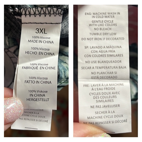 Firefly Hawaiian print sleeveless dress size 3x (approximately size 14 US) - Picture 6 of 10